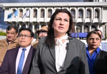 Patricia Gámez ofreció declaraciones a medios a inicios a de febrero