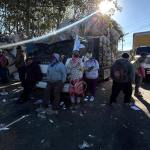 Recolectores realizan una manifestación por entrada en vigencia de reglamento