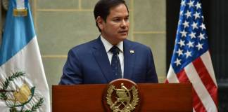 El Secretario de Estado de Estados Unidos, Marco Rubio en Guatemala