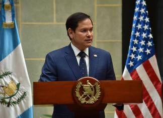 El Secretario de Estado de Estados Unidos, Marco Rubio en Guatemala