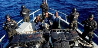 Nayib Bukele informó acerca de la intercepción por parte de la Marina Nacional de una embarcación, la cual transportaba alrededor de 1.7 toneladas de cocaína.