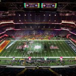 Los Chiefs de Kansas City participan en la noche inaugural del Super Bowl, el lunes 3 de febrero de 2025, en Nueva Orleans. Foto La Hora: AP