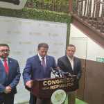 El presidente del Congreso, Nery Ramos, se pronuncia por el antejuicio que solicitó el Ministerio Público en su contra. Foto: La Hora
