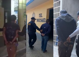 PNC captura a tres hombres señalados de delitos sexuales en distintos puntos del país Foto La Hora: PNC