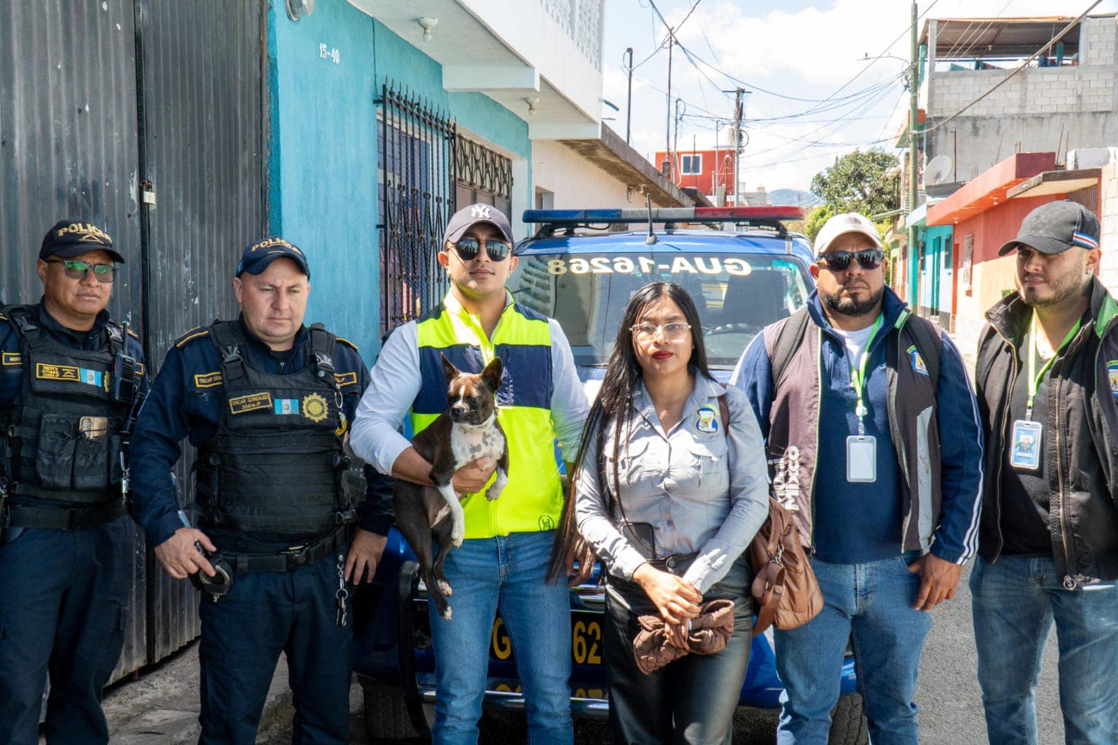 MAGA y MuniMixco intervienen en rescate de un perro maltratado en Lo de Fuentes