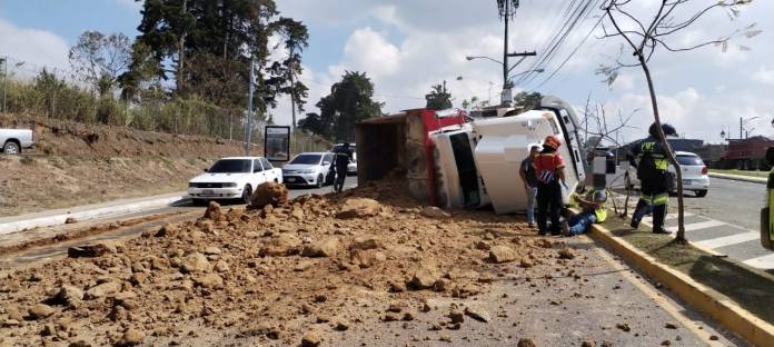 PMT accidente camión