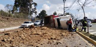 PMT accidente camión