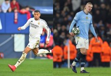 Real Madrid y Manchester City juegan este miércoles la vuelta de los playoffs por un boleto para los octavos de final de la UEFA Champions League. Foto La Hora: AP