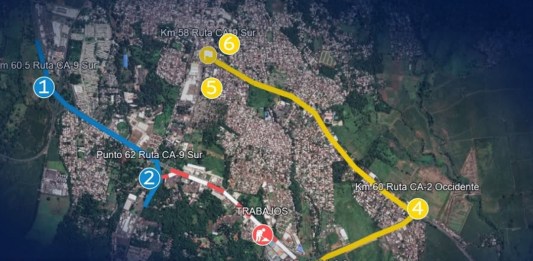 SAT habilita ruta fiscal provisional a causa del socavón hacia autopista Puerto Quetzal