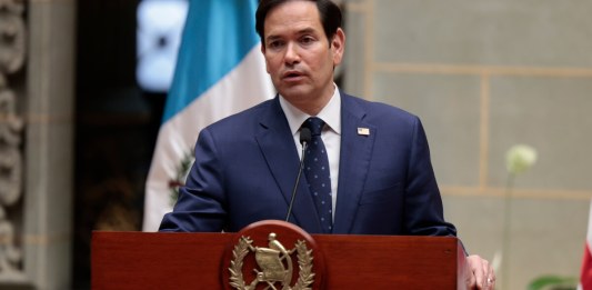 El Secretario de Estado de EE.UU., Marco Rubio en su visita a Guatemala