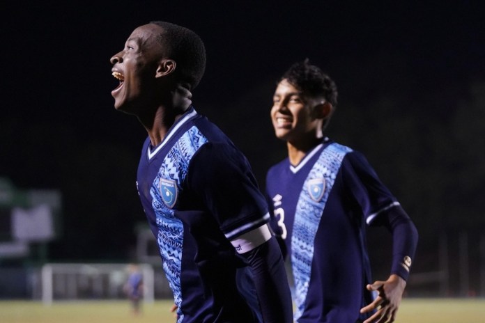 La selección sub-17 disputó la noche del jueves su segundo partido del premundial con miras a clasificar al Mundial que se jugará en Qatar. Foto La Hora: Oficial Fedefut