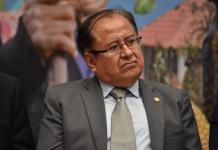 El ministro Víctor Ventura indicó que el INDE prevé invertir más de Q300 millones para electrificación rural. Foto La Hora: Daniel Ramírez