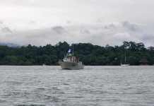 Autoridades mantienen monitoreo en aguas del Atlántico. Foto La Hora: Ejército de Guatemala