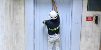 Nuevos elevadores en Torre de Tribunales estarán al servicio a partir del 20 de febrero. Foto La Hora: Fabricio Alonzo