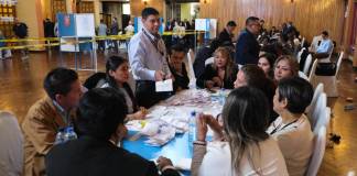 Guatemala Inmortal busca anular primera vuelta de elecciones en el Cang. Foto La Hora: Daniel Ramírez