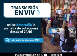 Así se desarrolla la jornada de votaciones desde el CANG. Foto La Hora: Diseño- Roberto Altán