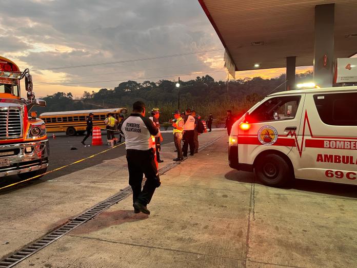 Ataque armado en carretera a El Salvador. Foto: CVB / La Hora