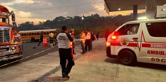 Ataque armado en carretera a El Salvador. Foto: CVB / La Hora