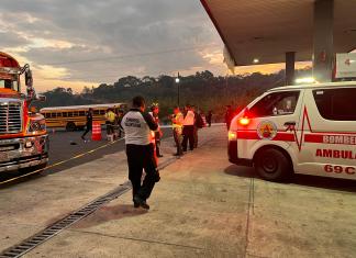 Ataque armado en carretera a El Salvador. Foto: CVB / La Hora