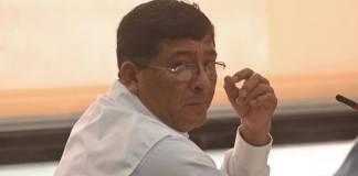 José Manuel Méndez, exalcalde de San Pedro Pínula es vinculado al asesinato de Luis Marroquín, líder de Codeca. Foto La Hora: Fabricio Alonzo