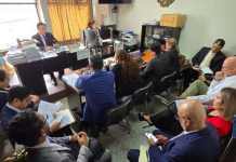 Juez Fredy Orellana ordenó arraigo y embargo de cuentas contra junta directiva del COG. Foto La Hora: Sergio Osegueda