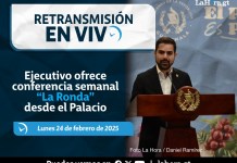 La Secretaría de Comunicación Social de la Presidencia realiza su conferencia de prensa semanal "La Ronda", La Hora: Diseño- Roberto Altán