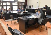 MP solicita enviar a juicio a siete implicados en actos de narcotráfico vinculados al caso Cancerbero Juzgado de Mayor Riesgo A realiza audiencia de etapa intermedia contra capturados por operativo Cancerbero. Foto La Hora: Fabricio Alonzo