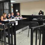 Tribunal Undécimo de Sentencia Penal continúa con juicio por constitución de partido PLG. Foto La Hora: Fabricio Alonzo