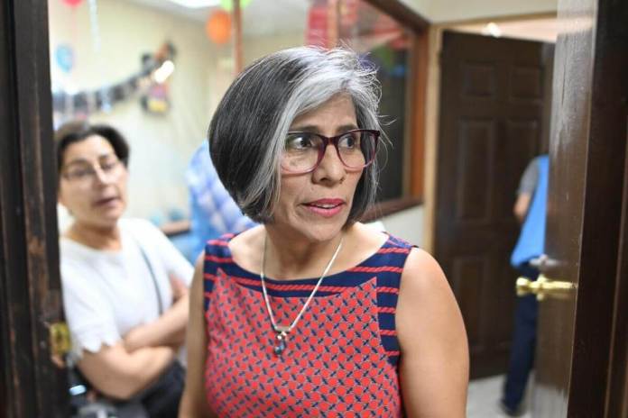 Claudia González espera que Sala Primera De Apelaciones Penal resuelva la recusación contra Jimi Bremer. Foto La Hora: Fabricio Alonzo