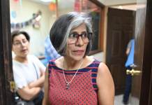 Claudia González espera que Sala Primera De Apelaciones Penal resuelva la recusación contra Jimi Bremer. Foto La Hora: Fabricio Alonzo