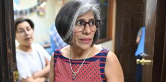 Claudia González espera que Sala Primera De Apelaciones Penal resuelva la recusación contra Jimi Bremer. Foto La Hora: Fabricio Alonzo