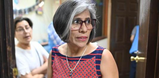 Claudia González espera que Sala Primera De Apelaciones Penal resuelva la recusación contra Jimi Bremer. Foto La Hora: Fabricio Alonzo
