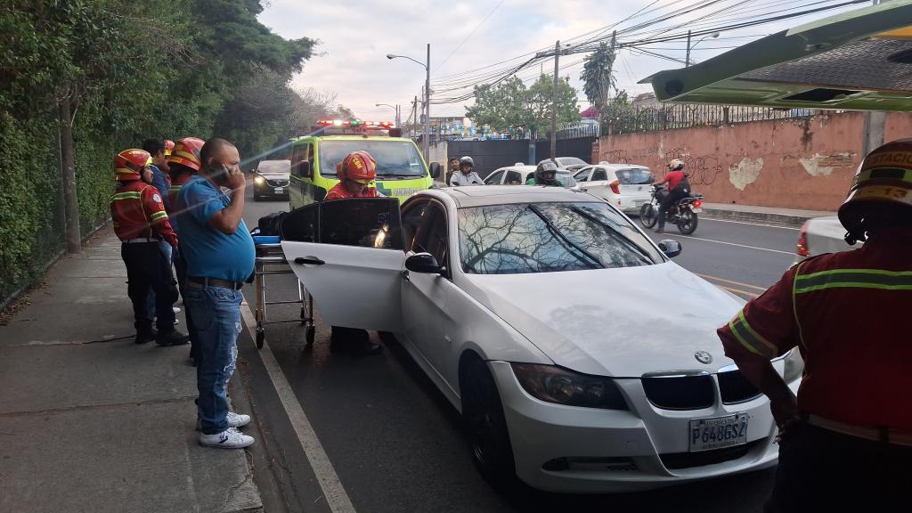 Ataque armado en zona 7. Foto: Bomberos Municipales