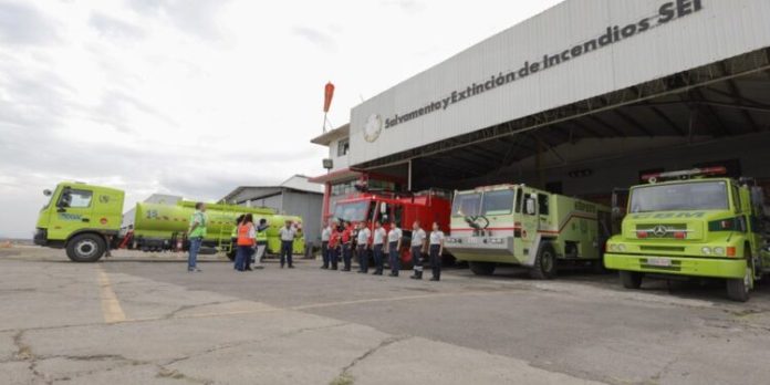 Servicio de Salvamento y Extinción de Incendios se beneficia de espacio recuperado en el Aeropuerto La Aurora