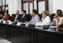 Los diputados acudieron a la reunión de la comisión de Reformas al sector justicia, que lidera Álvaro Arzú Escobar. Foto: Congreso