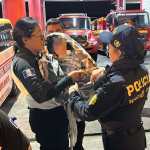 Localizan bebé abandonado en zona 1. Foto: Bomberos Voluntarios
