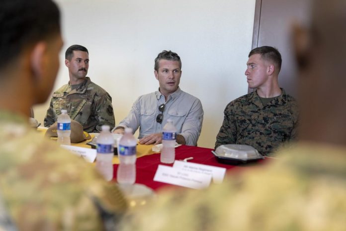 Secretario de Defensa de Estados Unidos, Pete Hegseth. Foto La Hora: EFE