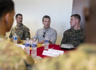 Secretario de Defensa de Estados Unidos, Pete Hegseth. Foto La Hora: EFE