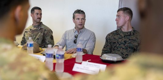 Secretario de Defensa de Estados Unidos, Pete Hegseth. Foto La Hora: EFE