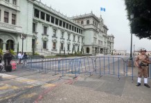 Cierres viales alrededor del Palacio Nacional y Casa Presidencial por visita de Marco Rubio captura de pantalla cierre palacio