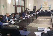 Los jefes de bloque en el Congreso lograron acuerdos para aprobar los órdenes del día. Foto La Hora: José Orozco