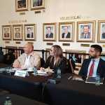 Delegados del Inguat y del Ministerio de Comunicaciones informaron avances del proyecto del teleférico hacia La Antigua Guatemala. Foto: La Hora