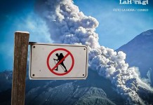 El volcán Santiaguito