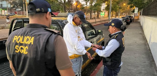 PNC capturó al presunto responsable de agredir a una estudiante en zona 1: Foto: PNC / La Hora