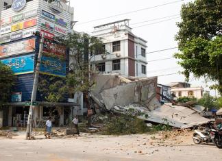Un terremoto azotó Birmania el 28 de marzo. Foto La Hora: EFE