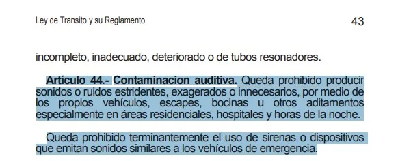 Concejo Municipal de Cuilapa autorizó el retiro temporal de todos los vehículos que generen ruidos estridentes