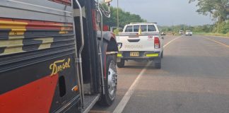 Autoridades de PROVIAL dieron a conocer la detención de un piloto de bus extraurbano, el cual operaba el vehículo portando una licencia no autorizada.