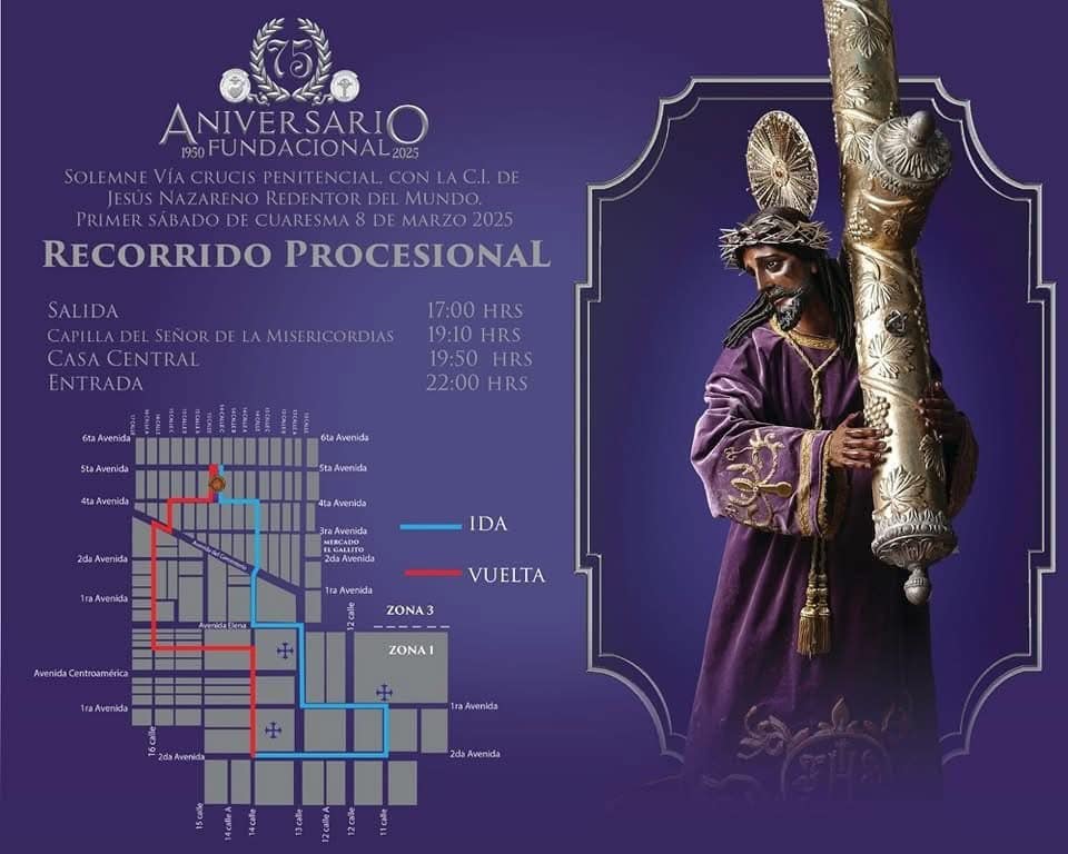 Procesión de Velación Jesús Nazareno Redentor del Mundo