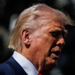 Donald Trump en la casa blanca el 11/03/2025. Foto La Hora: EFE
