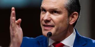 Fotografía de archivo en la que se registró al secretario de Defensa de Estados Unidos, Pete Hegseth, en Washington DC. Foto La Hora: EFE